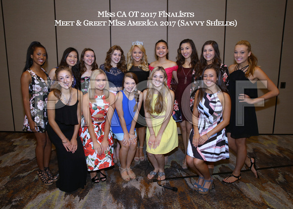 TEEN Finalists meet Miss America 2017