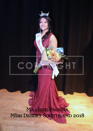 Maaikee Pronda (Miss Desert Southland 2018)