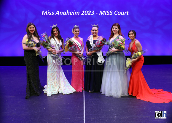 Miss Anaheim 2023 - MISS Court