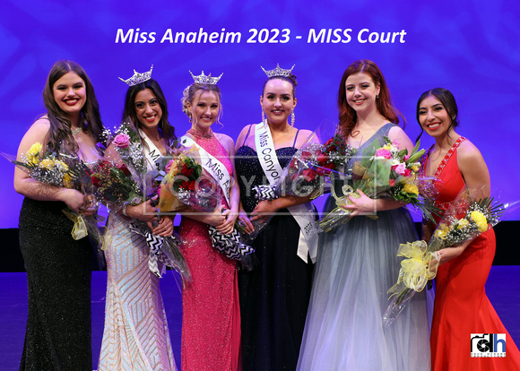 Miss Anaheim 2023 - MISS Court