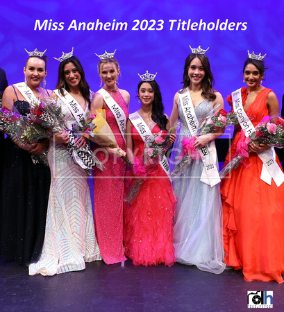 Miss Anaheim 2023 Titleholders