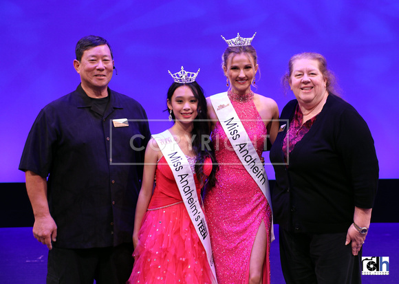 Team Miss Anaheim with Brian & Peggie Yamaguchi
