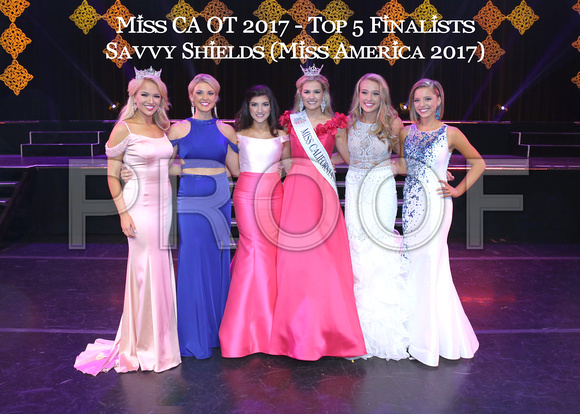 Savvy Shields (Miss America 2017) + O/S TEEN - Top 5 Finalists