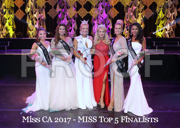 Miss America 2017 (Savvy Shields) & Top 5 Finalists