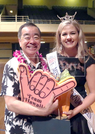 Team Miss Hawaii visttsViolet Joy Hansen (Miss CAOT 2017)