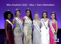 Miss Anaheim 2022 - MISS + TEEN titleholders