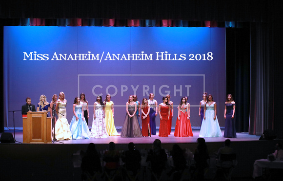 Miss Anaheim / Anaheim Hills 2018 Finalists