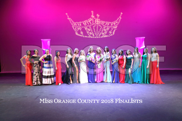 Miss OC 2018 Finalists
