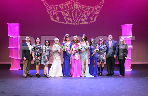 Miss OC 2018 Court with Judges