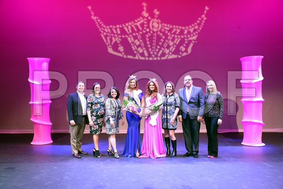 Miss OC 2018 Court with Judges