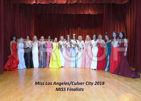 2018 Program MISS Finalists
