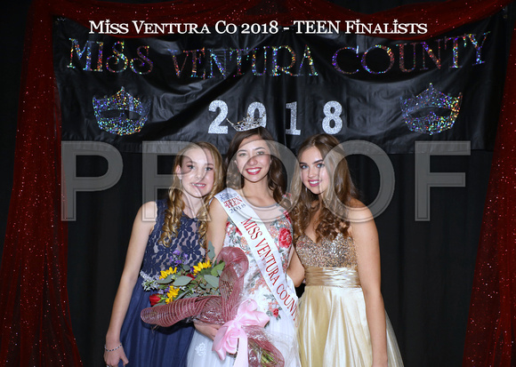 Miss Ventura Co 2018 - TEEN Finalists