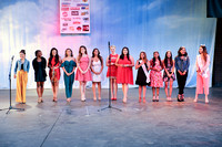 Local Miss CA titleholders sing "God Bless America"