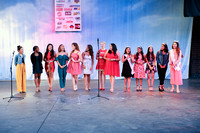 Local Miss CA titleholders sing "God Bless America"