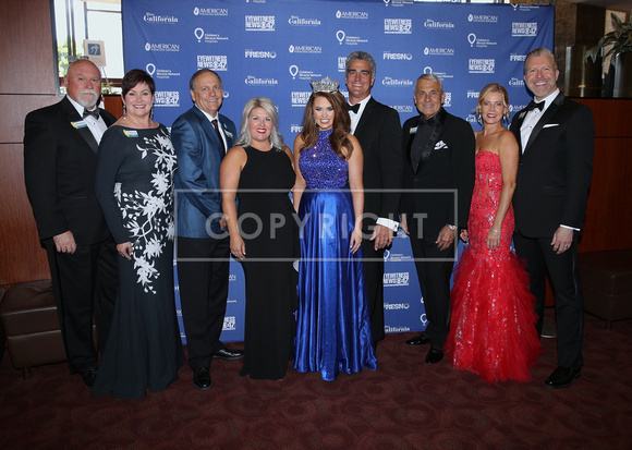 Cara Mund (Miss America 2018) with VIPs and MISS Judges