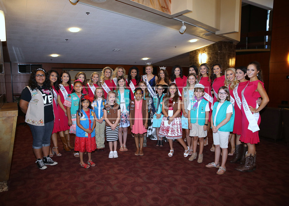 Girl Scouts, Miss America, Miss CA Finalists