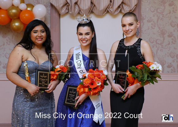 Miss City of Orange 2022 COURT