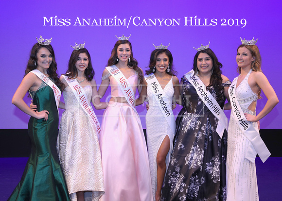 Miss Anaheim + Canyon Hills 2019 TITLEHOLDERS