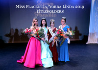 Miss Placentia/Yorba Linda 2019 Titleholders