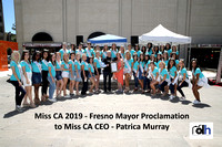 Fresno Mayor Lee Brand presents proclamation to Miss CA CEO Patricia Murray