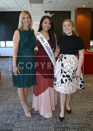 Eileen Kim (Miss CA 2019) w/Lyndsay & Breana Roark