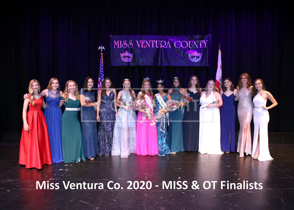 Miss Ventura Co. 2020 - MISS & OT Finalists