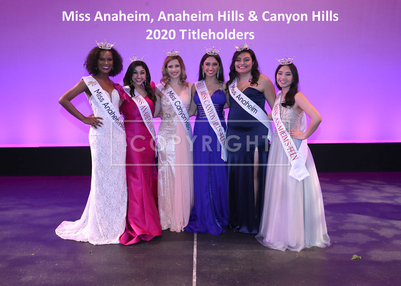 Miss Anaheim, Anaheim Hills, Canyon Hills 2020
