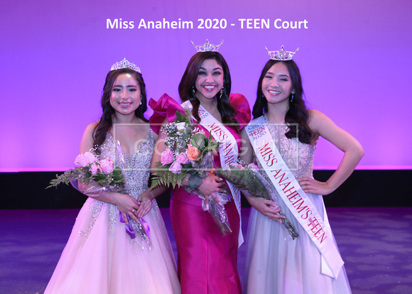 Miss Anaheim 2020 - TEEN Court