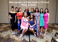 Jessica Baeder, Cara Mund with Miss CA 2018 Finalists
